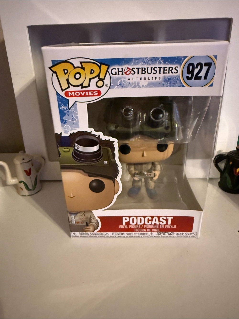 Funko Pop! Movies Ghostbusters Afterlife #927 Podcast Vinyl Figure - Tan & Blue